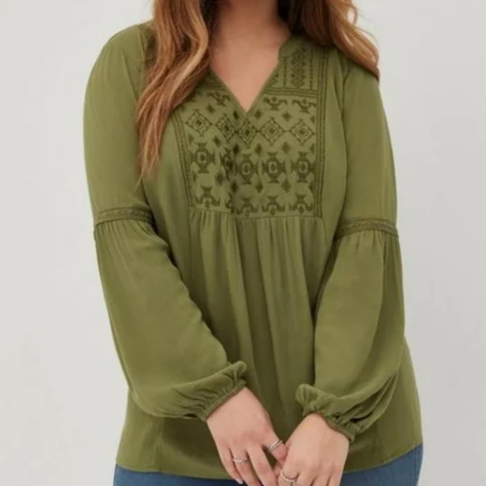 Torrid Bohemian Peasant Top